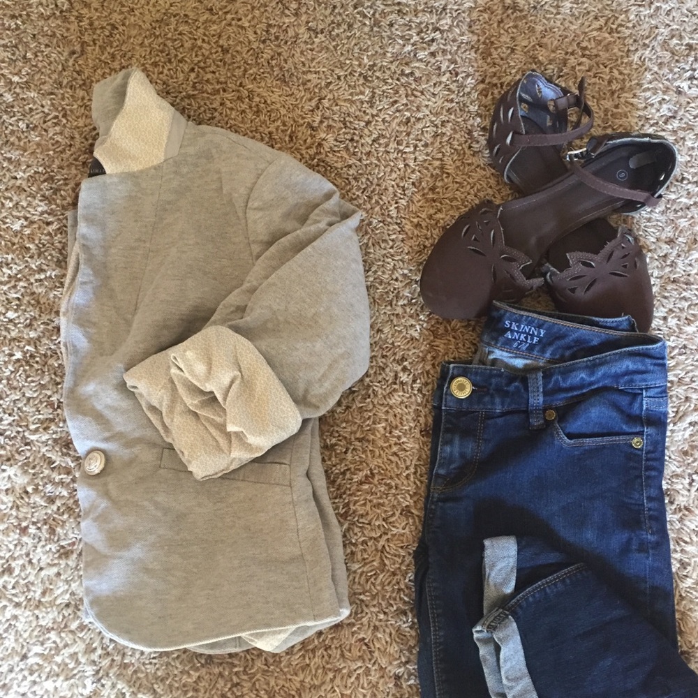 The limited grey blazer